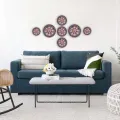 Dankotuwa Lotus Hue Red Wall Art. 