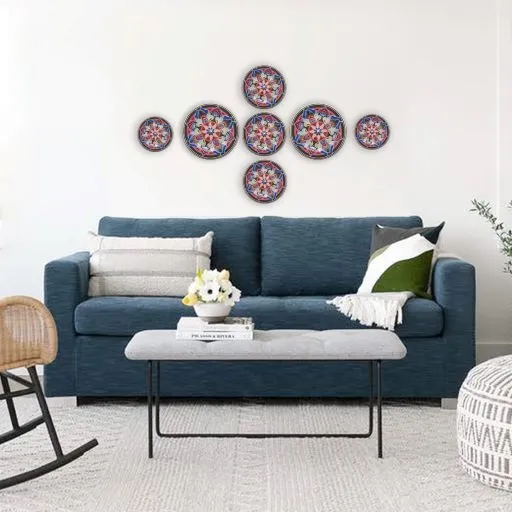 Dankotuwa Lotus Hue Red Wall Art