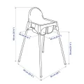 Baby Feeding Chair FC1/ BABY DINING HIGH CHAIR + SAFETY SEAT BELT + TRAY DINING KERUSI BAYI ANTILOP TODDLE BABY CHAIR |INFINITY NEEDS. 
