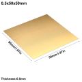 New Copper Brass Plate Sheet 0.5mm 0.8mm 1mm Multiple Sizes Brass Plate Cutting CNC Frame. 