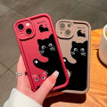 UCUC for Samsung A12 A12 5G M12 Back Cover Three Cats Ladder Camera Soft Rubber Phone Case. 