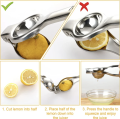 Stainless Steel Lemon Squeezer Hand Manual Juicer Kitchen Tools for Lime Lemon Orange Fruits Juicer Lemon Press Citrus Squeezer and Bottle Opener. 