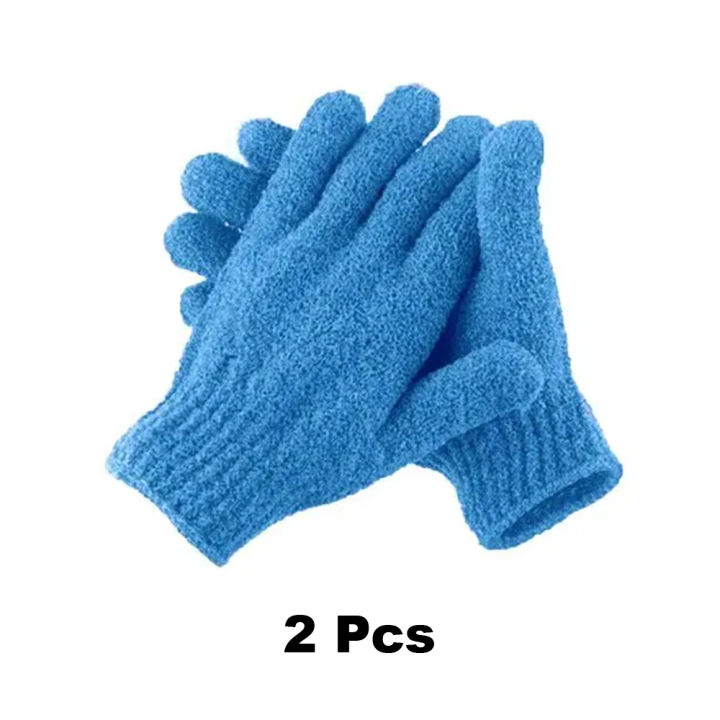 Random Colors Five Fingers Bath Gloves Household Shower Towel Home