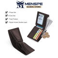 MENSPE Men Wallet Soft PU Wallet Business Wallets High Quality PU Leather Coin Bag Zipper Multi-Card Position ID Credit Cards Holders Solid Color Travel Purses Coin Pouch. 