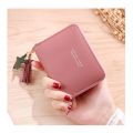 Yfashion Women Short Wallet 3-folds PU Leather Horizontal Square Purse ID Bank Card Money Holder. 