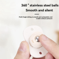BRADOO 12 Pcs Self Adhesive Mini Caster Wheels 360° Smooth Rotation Universal Roller for Small Appliances Speaker. 
