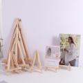 Folding Painting & Sketch Wood Mini Easel Foldable Portable Triangle Display Stand Small Desk Stand Tripod Art Supplies. 