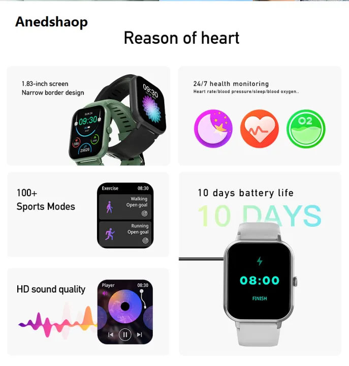 Anedshaop%20Awei%20H25%20Smart%20watch%201.83-inch%20screen%20100+%20sports%20modes%20One-touch%20Bluetooth%20call%20Waterproof%20New%20rate%20IP67%20heart%20rate%20blood%20pressure%20blood%20oxygen%20smartwatchs%20for%20men%20women%20couple%20-%20Image%202