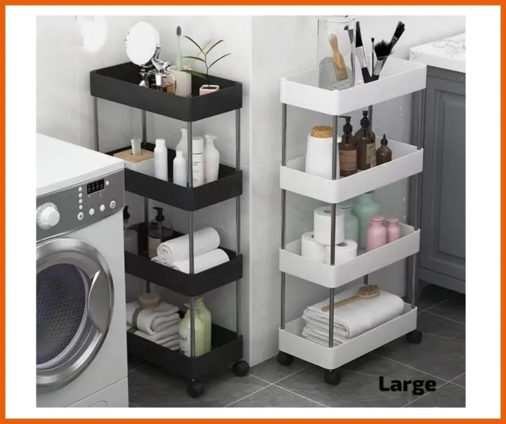 4%20layer%20Bathroom%20rack%20in%203%20sizes%20(Large,%20Medium,%20Small),%20Slim%20Storage%20Cart,%204-Tier%20Rolling%20Cart,%20Narrow%20Utility%20Cart%20on%20Wheels,%20Bathroom%20Storage%20Rack%20Plastic%20Multi-Layer%20Shelf%20Multifunction%20Storage%20Rack%20for%20Kitchen%20Bathroom%20Corner%20(White,%204%20Layers)%20-%20Image%202