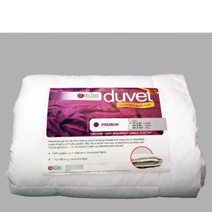 Celcius Duvet (Premium)-White-70x90