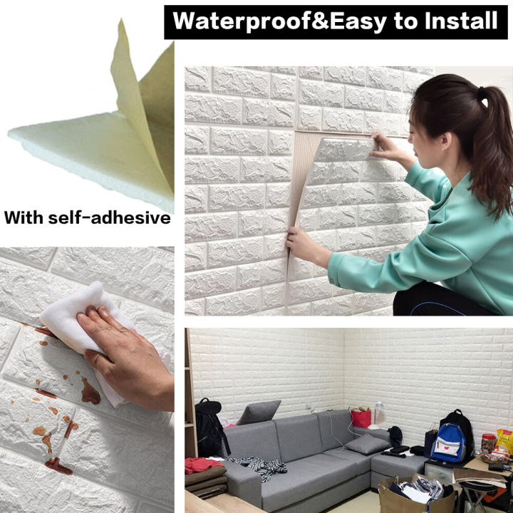 %E3%80%90Miga%20Plaza%E3%80%913D%20Foam%20Wallpaper%20Sticker%20Waterproof%20Black%20Brick%20Wall%20Design%20Home%20Renovation%2035X15cm%20-%20Image%206