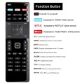 1Pc Replacement Remote for Vizio Smart TV Remote XRT-122 and Vizio Smart TV Internet Vizio. 