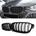 Gloss Black Car Front Kidney Grille Grill for-BMW 3 Series F30 F31 F35 2012-2018. 
