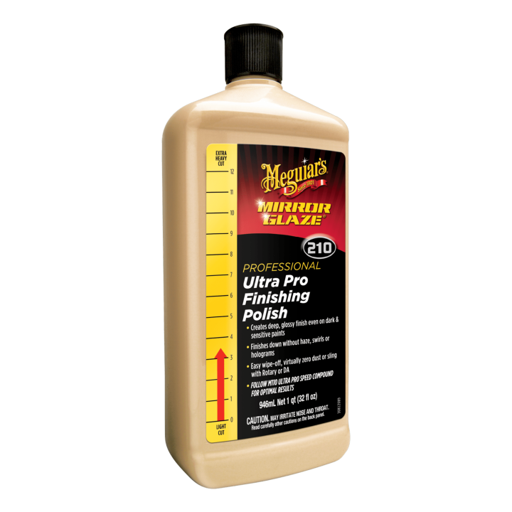 Meguiar's® M210 Mirror Glaze Ultra Pro Finishing Polish – For a Deep, Glossy Finish - M21032, 32 oz