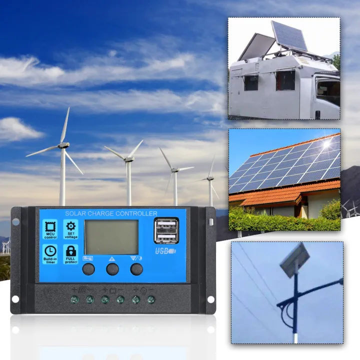 100A%2012V%20/%2024V%20Solar%20Charge%20Controller%20PWM%20Intelligent%20Regulator%20With%20USB%205V%202.5A%20-%20Image%203