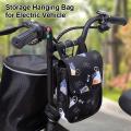 FG Portable Bicycle Handlebar Front Hanging Bag Electric Vehicle Waterproof Package Large Capacity Mobile Phone Storage Pocket Bicycle Accessories #450917. 