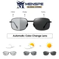 MENSPE Photochromic Sunglasses Foldable Men Women Polarized Chameleon Glasses Driving Goggles Anti-glare Sun Glasses Night Vision Lens UV Protection Chic Retro Sun glasses. 