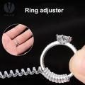 Prism Durable Ring Adjuster 16pcs Spiral Ring Size Adjuster Set Clear Jewelry Guard Reducer for Any Rings Anti-lost Tightener Tools Fits All Sizes Buyers' Choice Clip-on Ring Size Adjuster. 