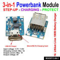 USB 5V 1A Mobile Power Bank 18650 Battery Charger PCB Power Step up Boost Module Arduino uno. 