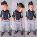 Summer Handsome Boy Gentleman Shirt Strap 2 Piece Set Baby Girl Clothes Kids Fortnite Toddler Skirt Shorts Dress Unicorn Mickey Minnie Kid Dresses Princess Robe Infantis Panda Spiderman. 