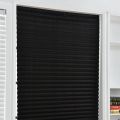 Simple Paste Pleated Blinds Non-Woven Fabrics Folded Shades Blind Roller Blackout Curtains For Bedroom Bathroom Living Room. 