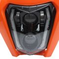 Motorcycle LED Headlight Supermoto Plate for KTM EXC XCF SX SMR 250 300 450 Headlamp Wick Dirt Bike Motocross Accessories Enduro. 