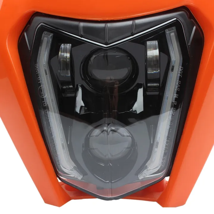 Motorcycle%20LED%20Headlight%20Supermoto%20Plate%20for%20KTM%20EXC%20XCF%20SX%20SMR%20250%20300%20450%20Headlamp%20Wick%20Dirt%20Bike%20Motocross%20Accessories%20Enduro%20-%20Image%203