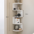 Wall Mounted Corner Storage Rack Classic Wall Rack 5 Layers,A. 