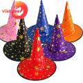 Costume for Dress Up Events Halloween Cape Cosplay Costume Dress Up Star Pattern Hat for Parties. 