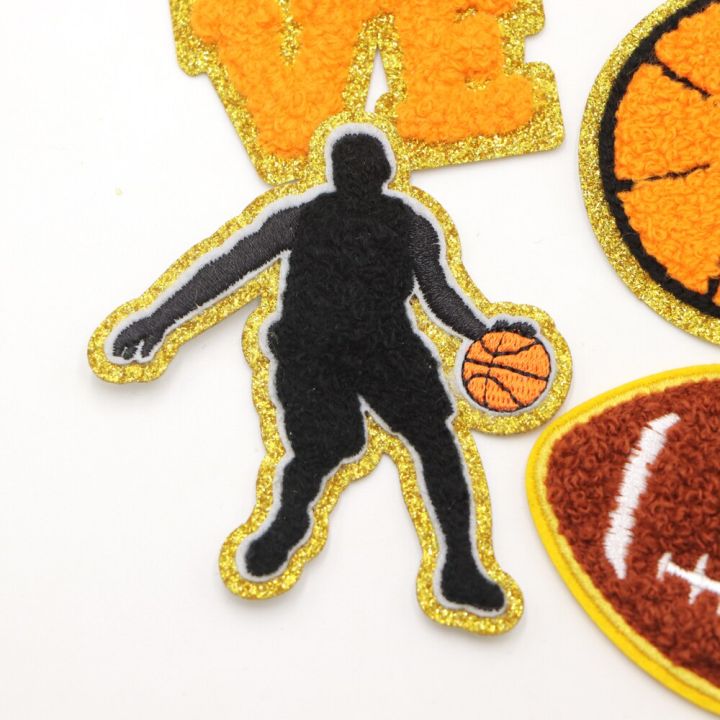 New%20Spot%20basketball%20Football%20Chenille%20Iron%20on%20Patches%20Embroider%20Patch%20Towel%20sticker%20For%20DIY%20Bag%20Caps%20Applique%20Exquisite%20Badge%20-%20Image%203
