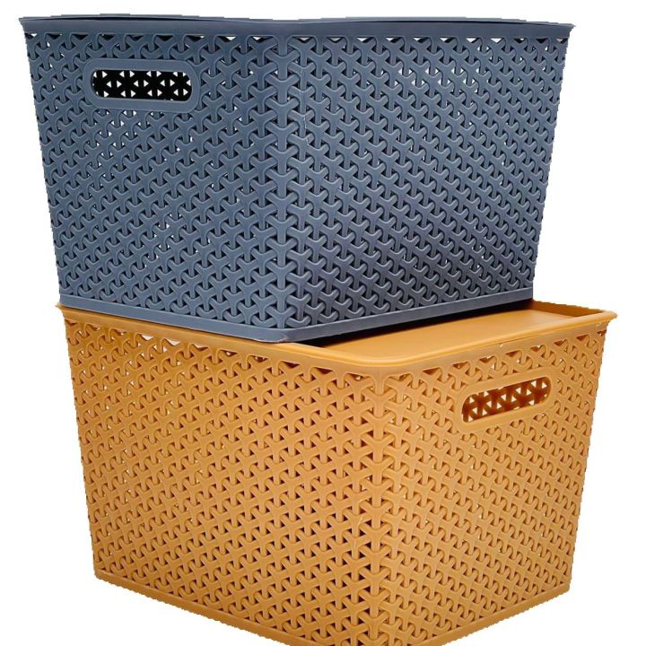 Multipurpose Solitaire Storage Basket with Lid 3 Sizes