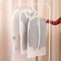 1/2PCS PEVA Translucent Hanging Dust Bag Clothing Dust Cover Thickened Household Clothes Storage Dust Bag Home Accessory 3 Size. 