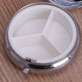 First Aid Health Care Storage Pill Medicine Floral Print Box Container Organizer Creative Pill Box Three Compartment Pill Box. 