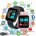 New Y68 116 Plus Smart Watch Band 5 - Fitness Bracelet Heart Rate Monitor D20 D13 Multi Sports Mode Watches for iOS and Android Mobile Men Women Gents Ladies Unisex (Features M4 M5 M6 M7 Y78 120 Plus F8 W34 T55 i7 i8 Pro Max T500 HW67 HW7 HW8). 