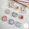 【ZOSR】MissConnie Cartoon Animal Transparent Expandable Grip Tok Universal Glossy Phone Holder Stand Finger Ring Flodable Phone Socket Griptok Holder. 
