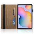Tablet Cover For Funda Samsung Galaxy Tab S6 Lite Case SM P610 P615 Emboss Tree Flip Wallet Cover For Galaxy Tab S6 Lite Case. 