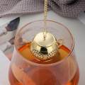 Tea Infuser with Chain Spice Leaf Filter Mesh Tea Strainer Multipurpose Reusable for Tea Room. 