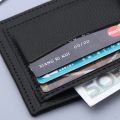 Business Simple Driver License Coins Purse ID Card Holder Leather Money Case Foldable Wallet Men Wallet Slim Billfold. 