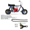 Chain Breaker Tool High Strength Easy Operation Motorcycle Chain and Chain Breaker Kit Rust Proof for Motorsports Bike. 