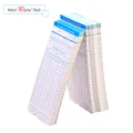90pcs/ Pack Time Cards Timecards Monthly 2-sided 18 * 8.4cm for Employee Attendance Time Clock Recorder. 