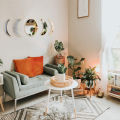 【Folio & Light】5 Piece Wooden Acrylic Moon Mirror Moon Cycle Variation Decorative Wall Mirror Creative Bohemian Mirror. 