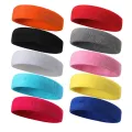 Unisex Sport Sweatband Headband For Men Women Unisex Yoga Hairband Gym Stretch Head Bands Strong Elastic Fitness Basketball Band. 