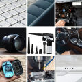 Compressed Air Duster Keyboard Cleaner Portable Cordless Computer Dust Blower with Battery Display,5-Gear Speed. 