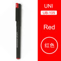 【The Quiet Page】Japan Uni Ub-105 Boxy 0.5mm Gel Pen Uni Ub-105 Waterproof/fadeproof Writing Supplies Pens Office School Student Stationery. 