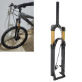Mountain Bike Suspension Fork Bicycle Front Fork Tapered Steerer for Outdoor. 