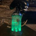 Sutuiying 2024 Halloween Dark Alien Romulus Regal Popcorn Halloween Luxury Horror Decoration Monster Petri Dish Led Tanks. 