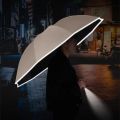 Durable Umbrella Multicolored Fully Automatic Parasol High Quality Rain Gear Uv Parasol Reverse Folding Multifunctional Sunshade. 