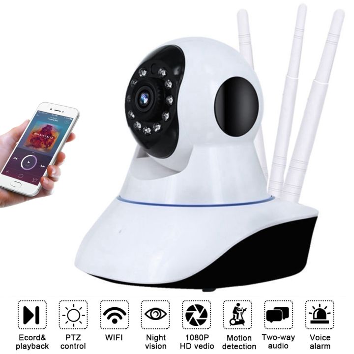 1080P Wireless WIFI IP Camera Home Indoor Security Monitor Smart ...
