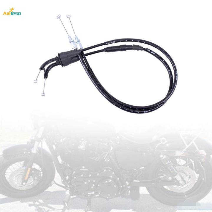 Motorcycle Throttle Cable Push Pull Set Modification Directly Replace Easy to Install for
