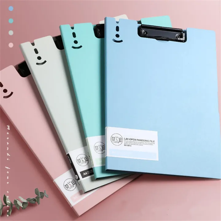 Multi-Functional File Folder Portable Hard Cover A4 Size Clipboard File ...